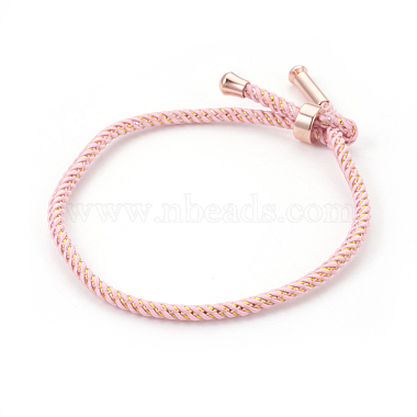 Couple Adjustable Nylon Cord Bracelets(BJEW-F362-B-RG)-2