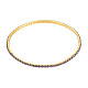 Brass Claw Chain Stretch Bracelets(BJEW-T010-02G-08)-1
