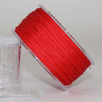 Nylon Braided Cord, Chinese Knotting Cord for Beading Jewelry Making Macrame Craft, Red, 0.4mm, about 196.85 yards(180m)/roll(NWIR-E028-01A-0.4mm)