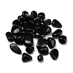 Natural Obsidian Beads, No Hole, Nuggets, Tumbled Stone, Healing Stones for 7 Chakras Balancing, Crystal Therapy, Meditation, Reiki, Vase Filler Gems, 9~45x8~35x4~30mm, about 47~143pcs/1000g(G-O029-08H)
