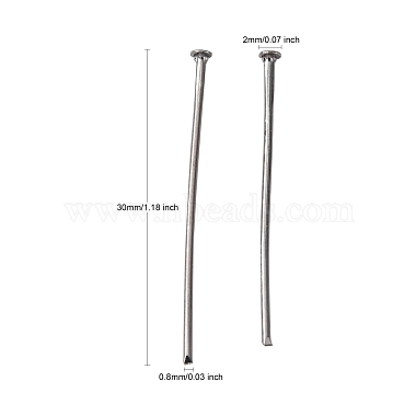 Iron Flat Head Pins(X-HPB3.0cm)-2