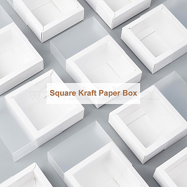 Square Kraft Paper Box(CON-WH0085-27)-5