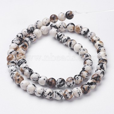 Chapelets de perles en jade de océan blanc synthétique(X-G-J350-10mm-03)-2