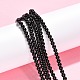 Synthetic Black Stone Beads Strands(G-G088-4mm)-6