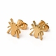 Halloween araignée 304 boucles d'oreilles en acier inoxydable pour femmes(EJEW-B019-01G)-1