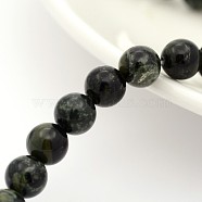 Natural Kambaba Jasper Beads Strands, Round, 6mm, Hole: 1mm, about 31pcs/strand, 7.5 inch(X-G-M272-04-6mm)