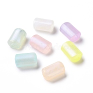 Luminous Acrylic Beads, Glitter Beads, Glow in the Dark, Rectangle, Mixed Color, 18.5x12x8.5mm, Hole: 2.8mm, about 320pcs/500g(OACR-E010-18)