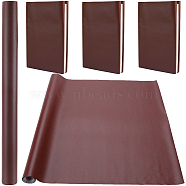 Imitation Leather Book Covers, Notebook Wraps, Dark Red, 800x420x0.6mm(DIY-WH0491-92B-03)