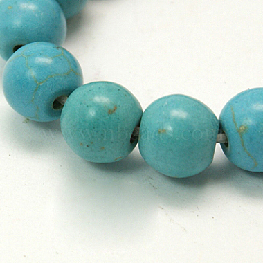 Chapelets de perles en turquoise synthétique(TURQ-D106-12mm-M)-2