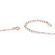 Tinysand 925 colliers avec pendentif pentagramme et lune en strass en argent sterling(TS-N278-RG)-4
