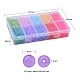 600Pcs 10 Colors Transparent Acrylic Beads(MACR-YW0001-83)-3