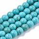 Chapelets de perles en turquoise synthétique(X-TURQ-S192-6mm-2)-1