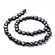 Chapelets de perles rondes de chalumeau manuelles de mauvais œil(LAMP-L058-8mm-20)-4