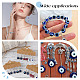 60Pcs 5 Colors Handmade Evil Eye Lampwork Beads(LAMP-NB0002-19)-5