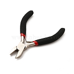 45# Carbon Steel Jewelry Pliers, Side Cutting Plier, Ferronickel, Black, 10.5x8.4x1.1cm(PT-H001-06)