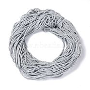 Polyester Cord, Twisted Cord, Gainsboro, 5mm, about 97~100m/bundle(NWIR-P021-017)
