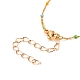 Brass Lumachina Chain Necklaces(NJEW-JN03497)-4