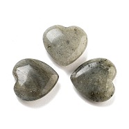 Heart Natural Labradorite Worry Stone, Anxiety Healing Thumb Stone, 19.5~20.5x20~20.5x5.8~6.8mm(G-C134-06A-17)