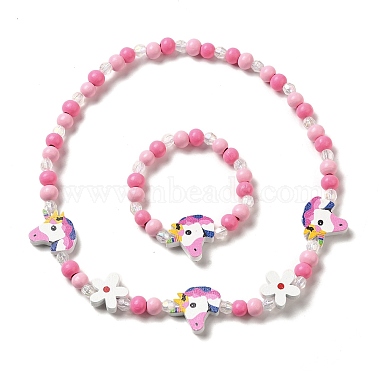 Unicorn Wood Bracelets & Necklaces