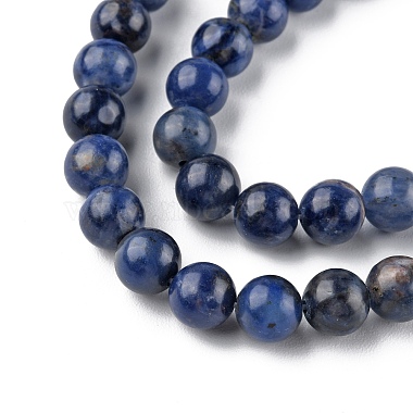 Natural Sodalite Beads Strands(G-G0003-C01-C)-4