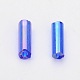 Transparent Colours Rainbow Glass Bugle Beads(TSDB6MM168)-2