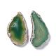 Dyed Mixed Shape Natural Agate Gemstone Big Pendants(G-R300-09)-5