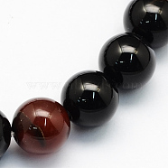 Natural Agate Round Beads Strands, 8.5mm, Hole: 1.2mm, about 47pcs/strand, 15.5 inch(G-S153-8mm)