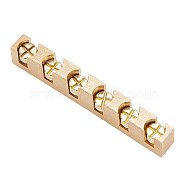 Electric Guitar Adjustable Brass Nut, Musical Instrument Accessories, Light Gold, 43x5x8mm(DIY-WH0410-96)