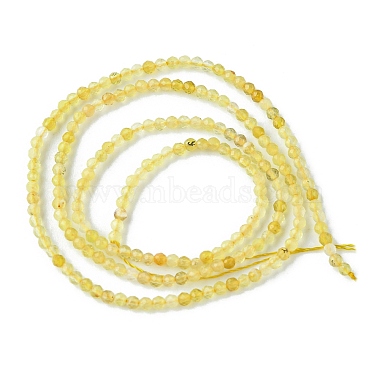 Natural Yellow Opal Beads Strands(G-F748-T01)-3