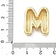 Brass Initial Beads(KK-B167-27G-01M)-3