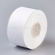 Rayon and Cotton Ribbon, Twill Tape Ribbon, Herringbone Ribbon, Snow, 1-1/4 inches(32mm), about 50yards/roll(45.72m/roll)(SRIB-F007-029-32mm)