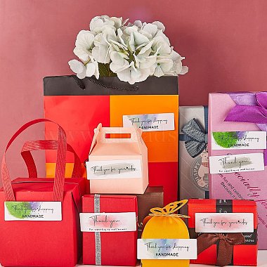 3rouleau 3 couleurs d'étiquettes cadeaux en papier autocollantes youstickers(DIY-SZ0007-44)-5