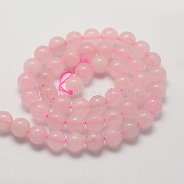 Natural Rose Quartz Beads Strands(X-G-P281-02-6mm)-2
