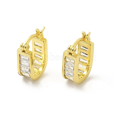 Clear Oval Cubic Zirconia Earrings