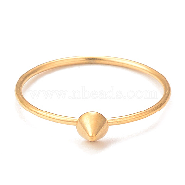 Ионное покрытие (ip) 304 конусное кольцо из нержавеющей стали для женщин(RJEW-I096-24G)-2