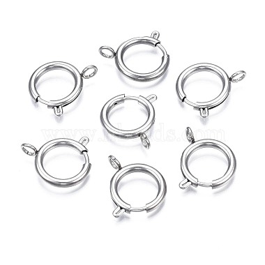 304 Stainless Steel Spring Clasps(STAS-R083-26)-2
