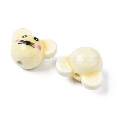 Perles en porcelaine manuelles(PORC-T007-03B)-3