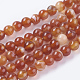 Natural Striped Agate/Banded Agate Beads Strands(G-G591-6mm-03)-1