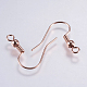 Brass Earring Hooks(X-KK-F737-42RG-RS)-2