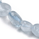 Natural Aquamarine Bead Stretch Bracelets(X-BJEW-K213-54)-3