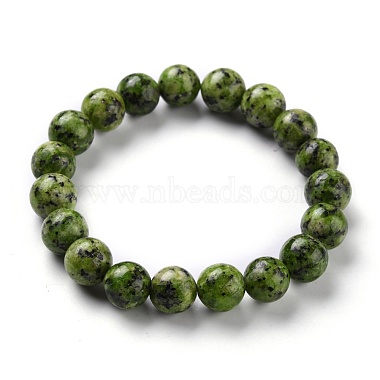 Dyed Natural Jade Beads Stretch Bracelets(BJEW-G633-C)-3