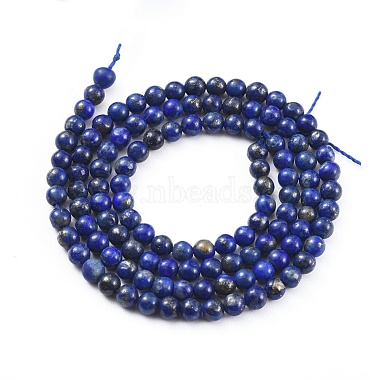 Chapelets de perles en lapis-lazuli naturel(X-G-F662-04-3mm)-2