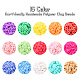 2250Pcs 15 Colors Eco-Friendly Handmade Polymer Clay Beads(CLAY-YW0001-26A)-2