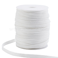 50M Flat Polyester Cord, Clothes Accessories, Old Lace, 9mm, about 54.68 Yards(50m)/Roll(OCOR-BC0006-34B)