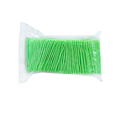 Plastic Hand Sewing Yarn Needle, Large Eye Embroidery, Handmade Sweater Needle, Wholesale Plastic Needle, Green, 55mm, 1000pcs/bag(PW-WG69802-18)