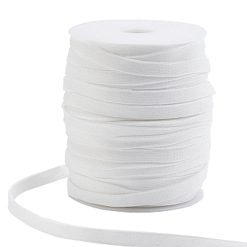 50M Flat Polyester Cord, Clothes Accessories, Old Lace, 9mm, about 54.68 Yards(50m)/Roll