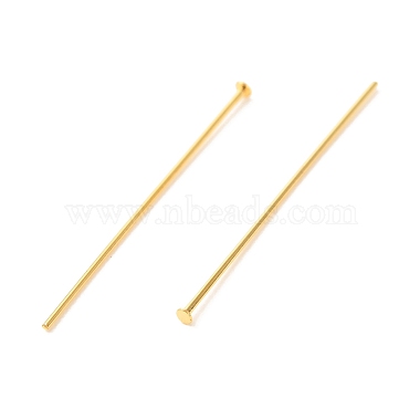 Brass Flat Head Pins(X-KK-F824-114A-G)-2
