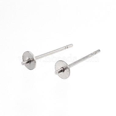 Stainless Steel Color Stainless Steel Stud Earrings