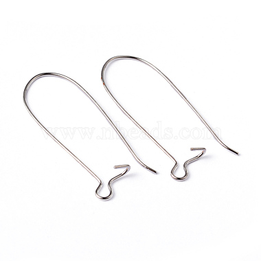 Brass Hoop Earring Wires Hook Earring Making Findings(X-EC221)-2