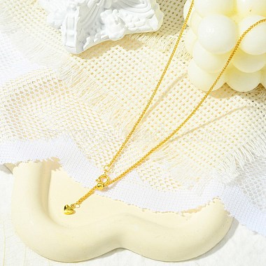 1.5mm Rack Plating Brass Wheat Chain Adjustable Slider Necklaces for Women Men(MAK-L044-07G)-3